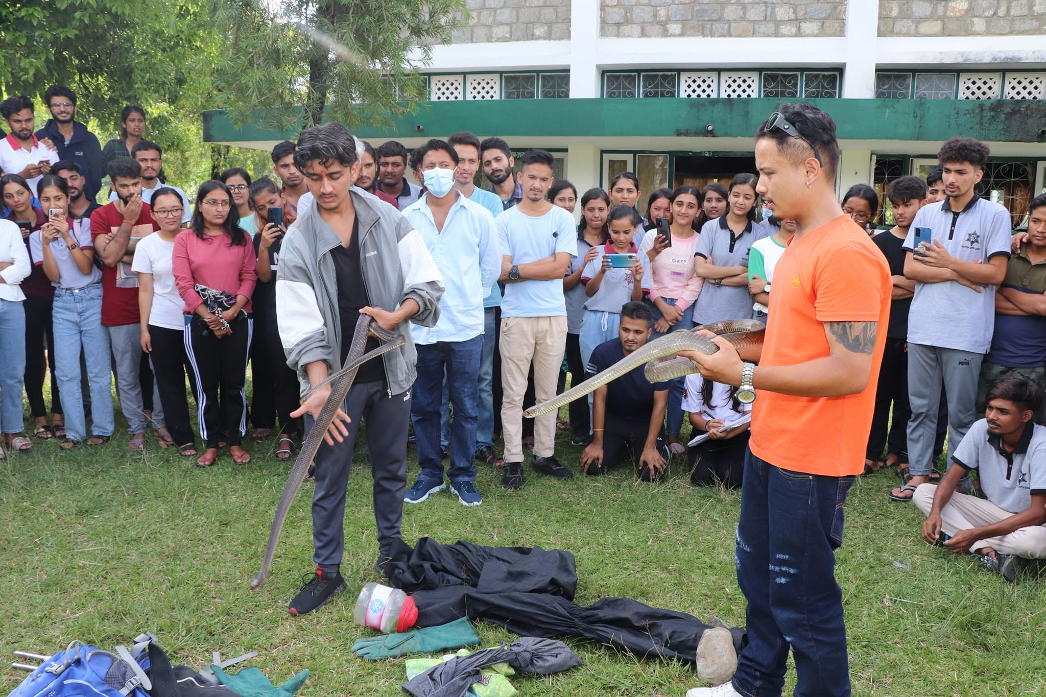 Snake awareness program for students at Institute of Forestry, Pokhara